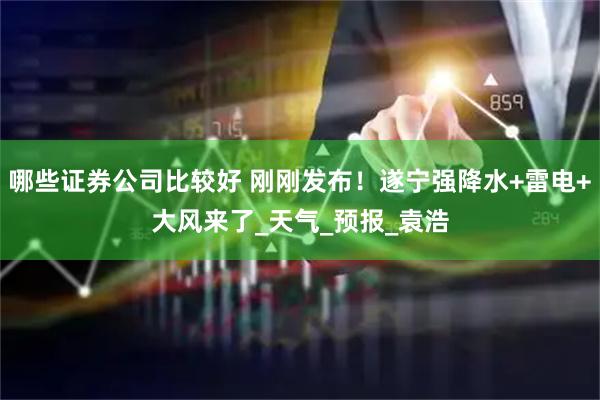 哪些证券公司比较好 刚刚发布！遂宁强降水+雷电+大风来了_天气_预报_袁浩