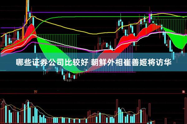 哪些证券公司比较好 朝鲜外相崔善姬将访华
